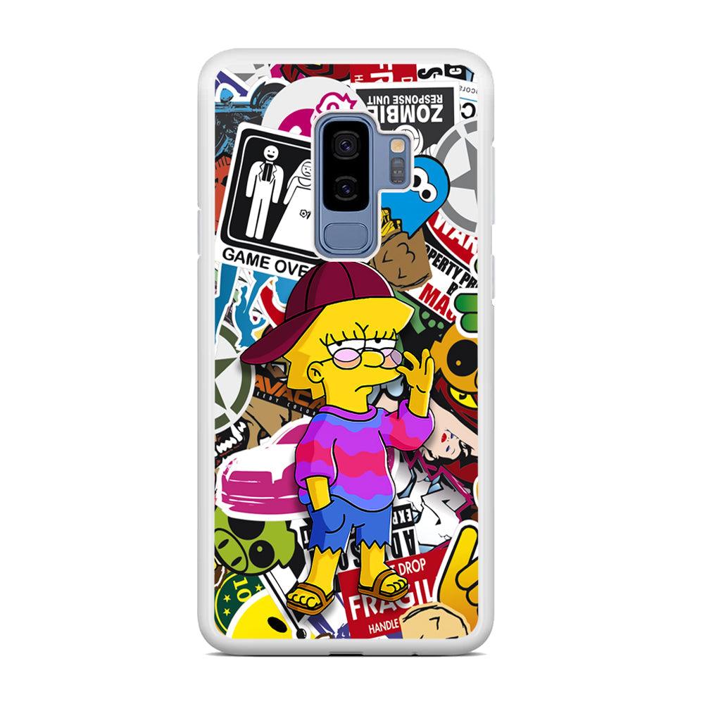 Lisa Simpson Relax and Grown-Up Samsung Galaxy S9 Plus Case-Oxvistore