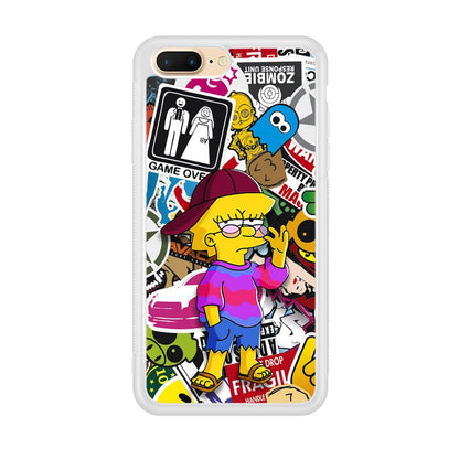 Lisa Simpson Relax and Grown-Up iPhone 8 Plus Case-Oxvistore