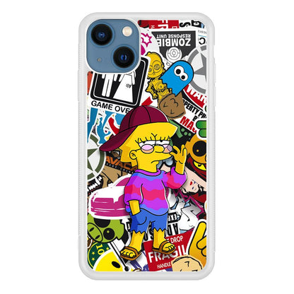 Lisa Simpson Relax and Grown-Up iPhone 15 Plus Case-Oxvistore