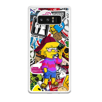 Lisa Simpson Relax and Grown-Up Samsung Galaxy Note 8 Case-Oxvistore