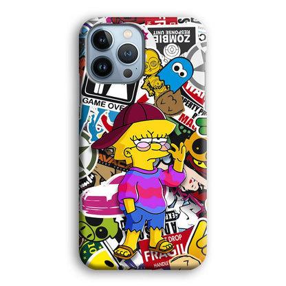 Lisa Simpson Relax and Grown-Up iPhone 15 Pro Case-Oxvistore