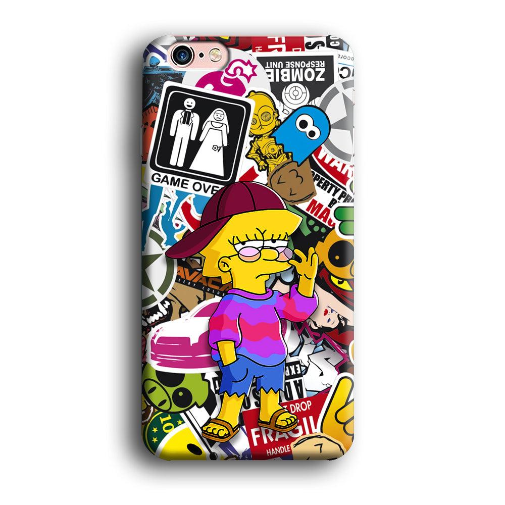 Lisa Simpson Relax and Grown-Up iPhone 6 Plus | 6s Plus Case-Oxvistore