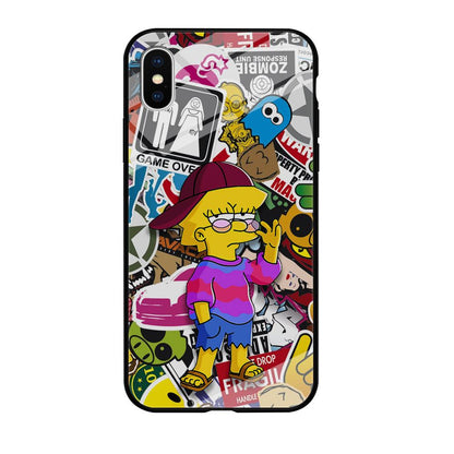 Lisa Simpson Relax and Grown-Up iPhone X Case-Oxvistore