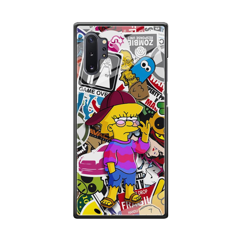 Lisa Simpson Relax and Grown-Up Samsung Galaxy Note 10 Plus Case-Oxvistore