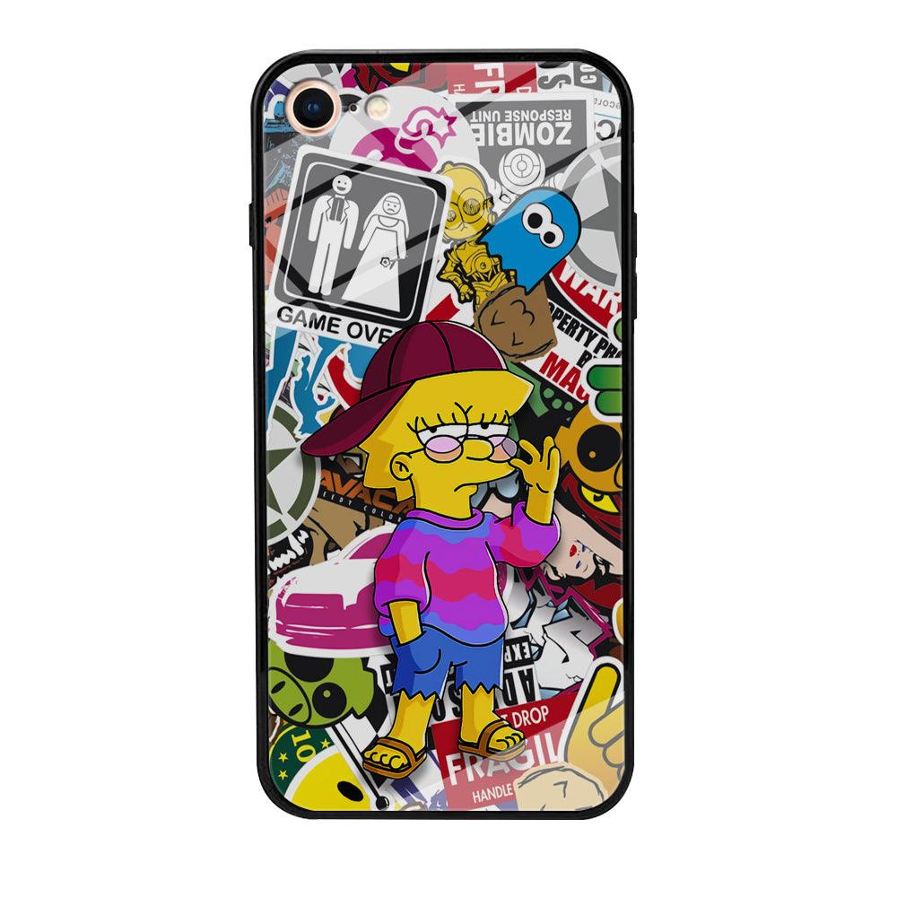 Lisa Simpson Relax and Grown-Up iPhone 8 Case-Oxvistore