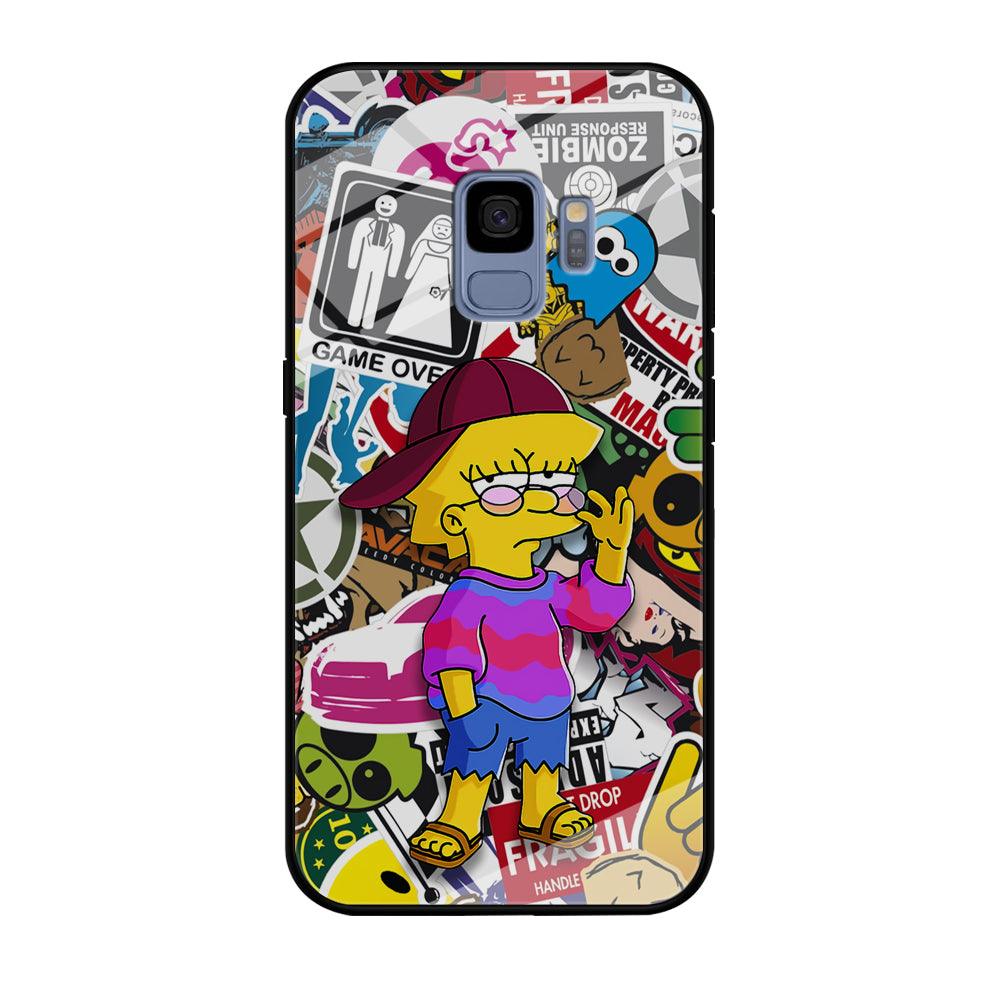 Lisa Simpson Relax and Grown-Up Samsung Galaxy S9 Case-Oxvistore