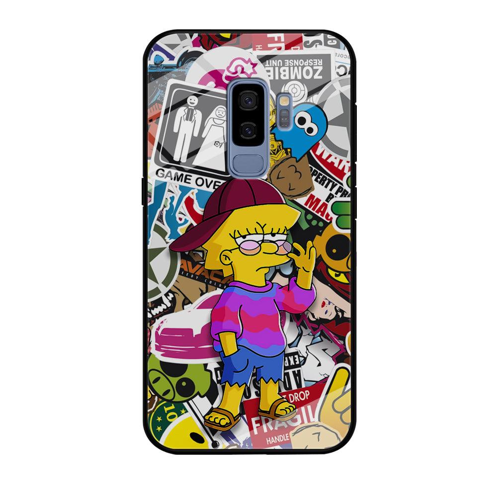 Lisa Simpson Relax and Grown-Up Samsung Galaxy S9 Plus Case-Oxvistore