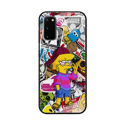 Lisa Simpson Relax and Grown-Up Samsung Galaxy S20 Case-Oxvistore