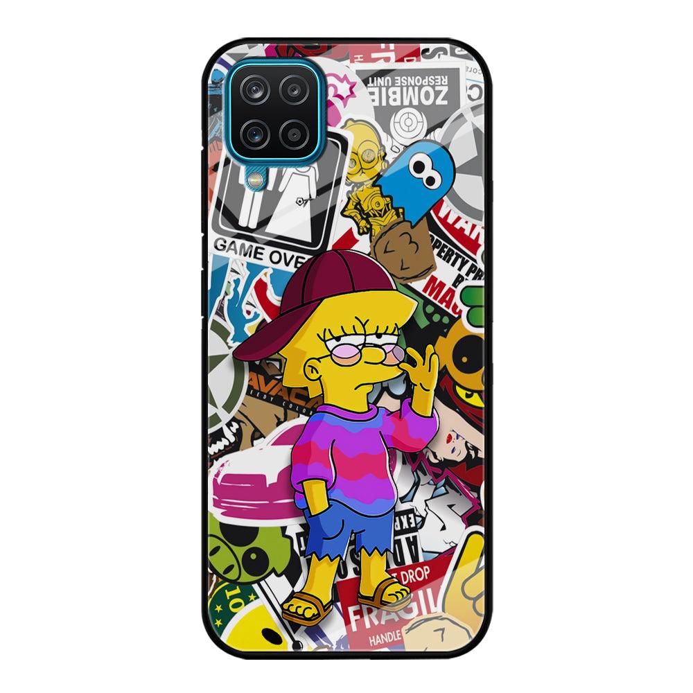 Lisa Simpson Relax and Grown-Up Samsung Galaxy A12 Case-Oxvistore