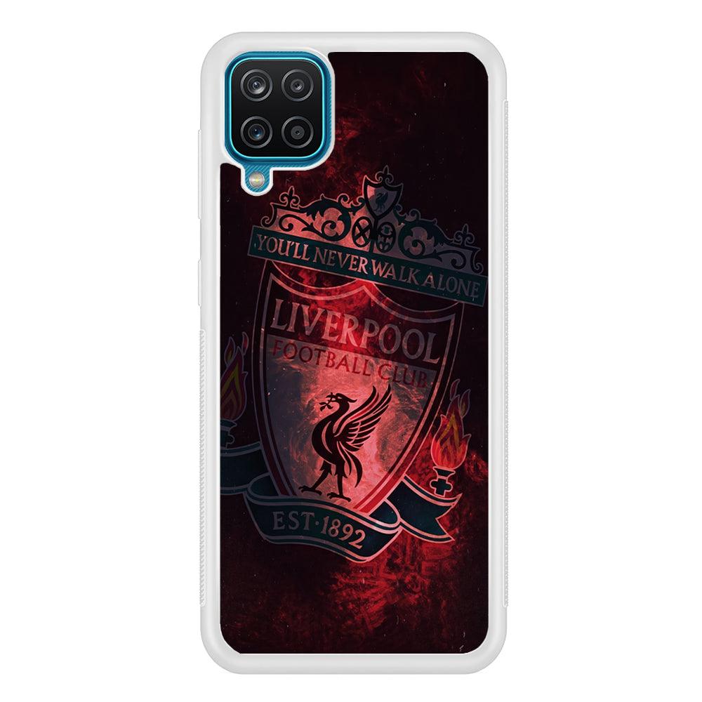 Liverpool Red Moon Illumination Samsung Galaxy A12 Case-Oxvistore