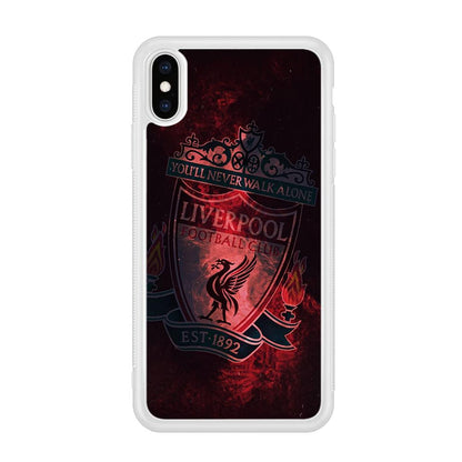 Liverpool Red Moon Illumination iPhone X Case-Oxvistore