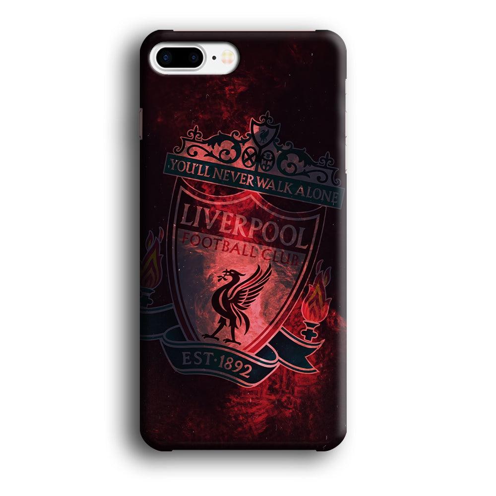 Liverpool Red Moon Illumination iPhone 8 Plus Case-Oxvistore