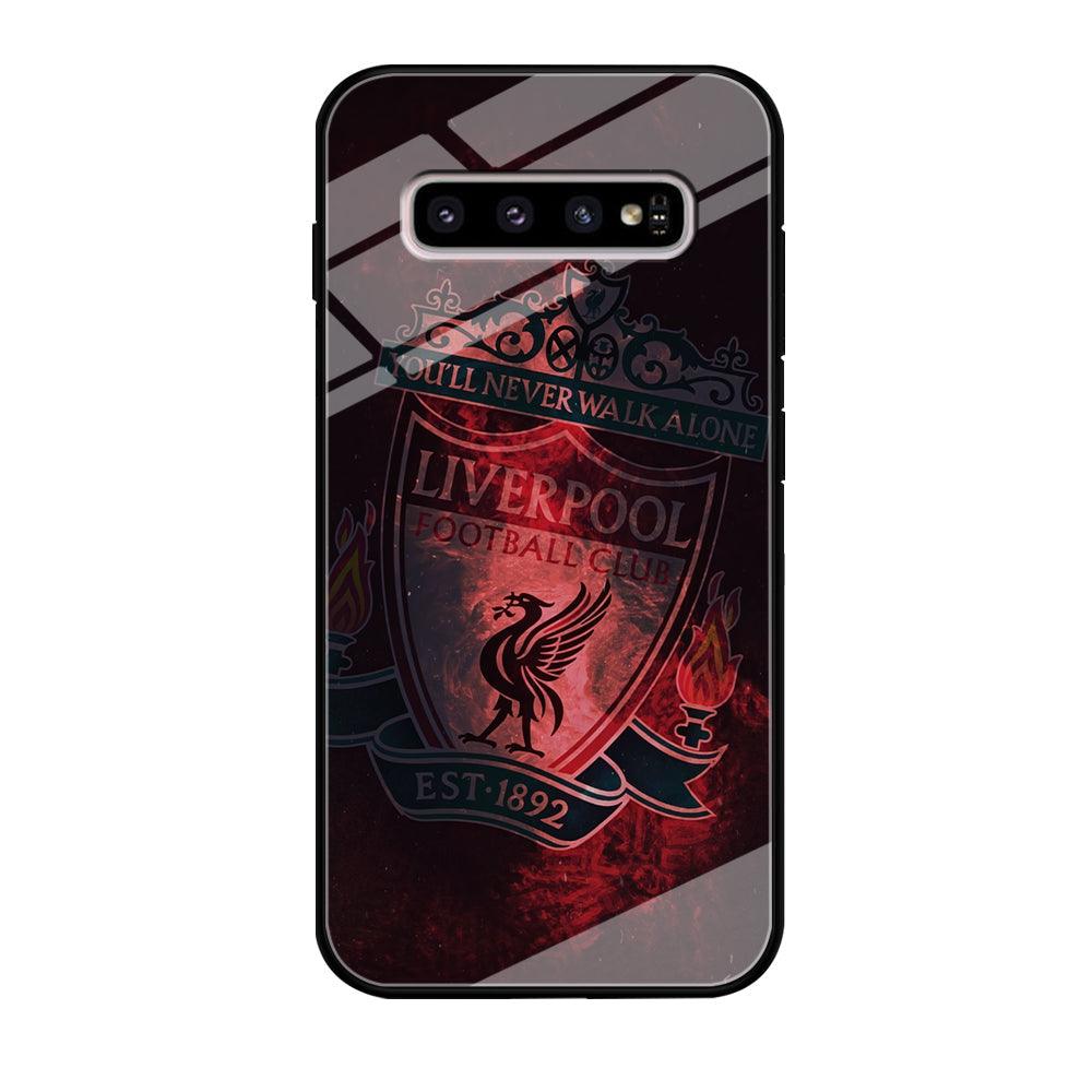 Liverpool Red Moon Illumination Samsung Galaxy S10 Plus Case-Oxvistore