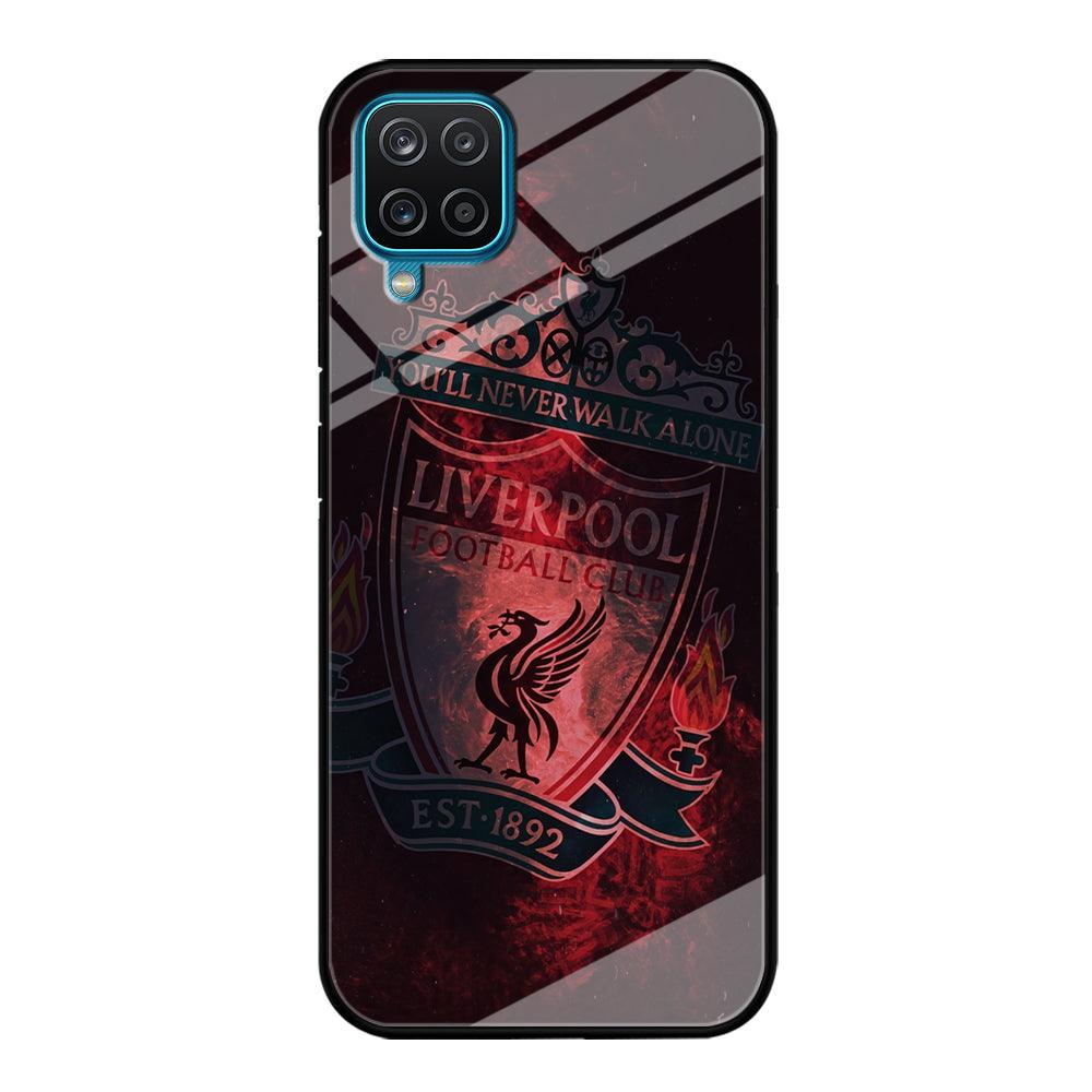 Liverpool Red Moon Illumination Samsung Galaxy A12 Case-Oxvistore