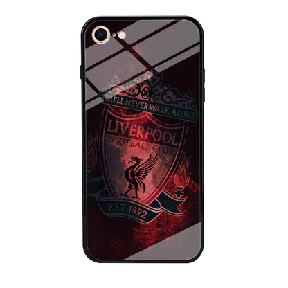 Liverpool Red Moon Illumination iPhone 8 Case-Oxvistore