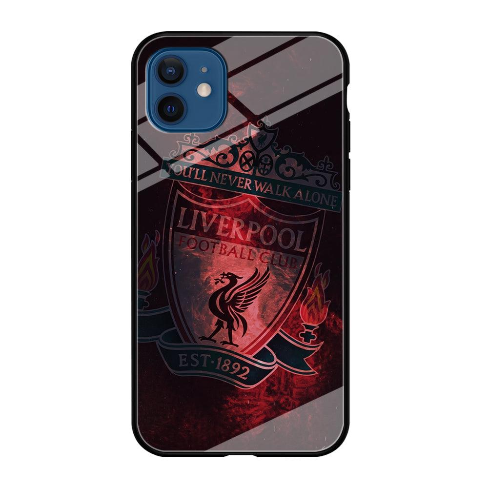 Liverpool Red Moon Illumination iPhone 12 Case-Oxvistore