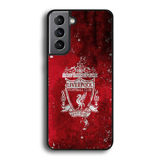 Liverpool Signature on The Wall Samsung Galaxy S22 Plus Case-Rubber Black (2D Case)-Oxvistore