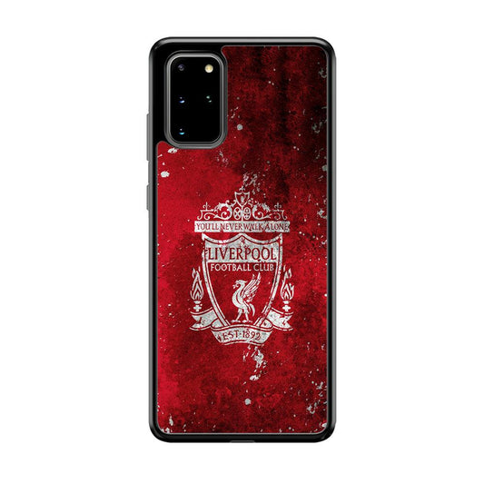 Liverpool Signature on The Wall Samsung Galaxy S20 Plus Case-Rubber Black (2D Case)-Oxvistore
