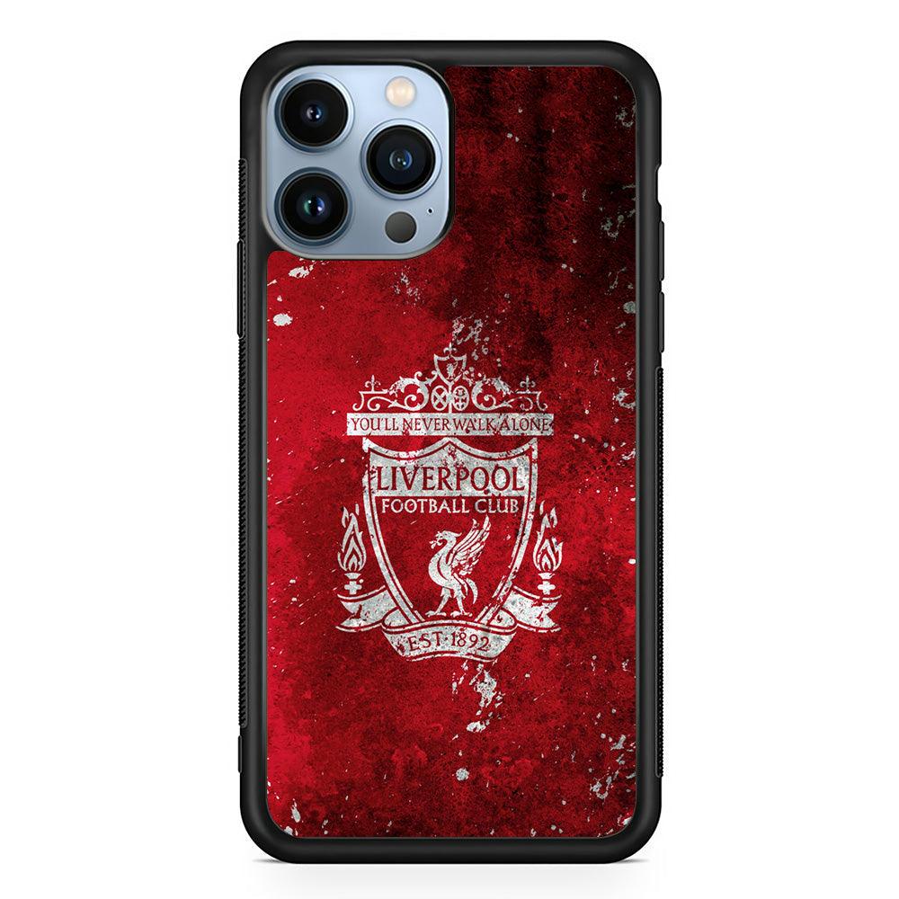 Liverpool Signature on The Wall iPhone 14 Pro Max Case-Rubber Black (2D Case)-Oxvistore