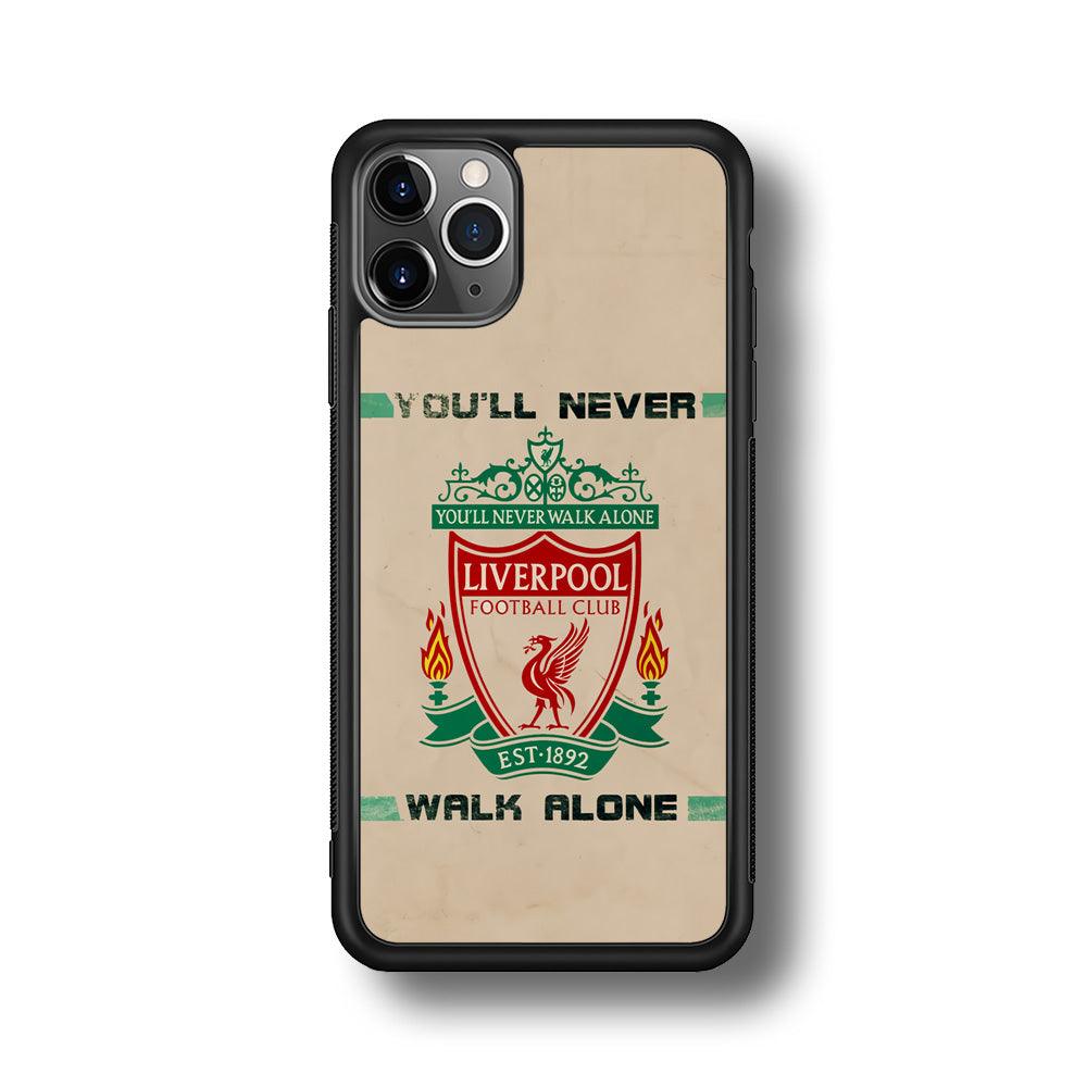 Liverpool Vintage Paper Poster iPhone 11 Pro Case-Rubber Black (2D Case)-Oxvistore