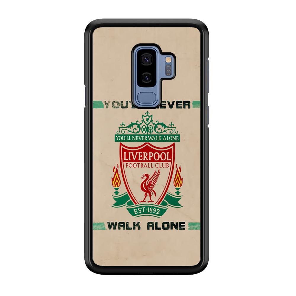 Liverpool Vintage Paper Poster Samsung Galaxy S9 Plus Case-Rubber Black (2D Case)-Oxvistore