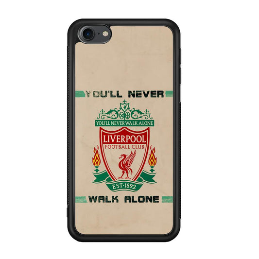 Liverpool Vintage Paper Poster iPod Touch 6 Case-Rubber Black (2D Case)-Oxvistore