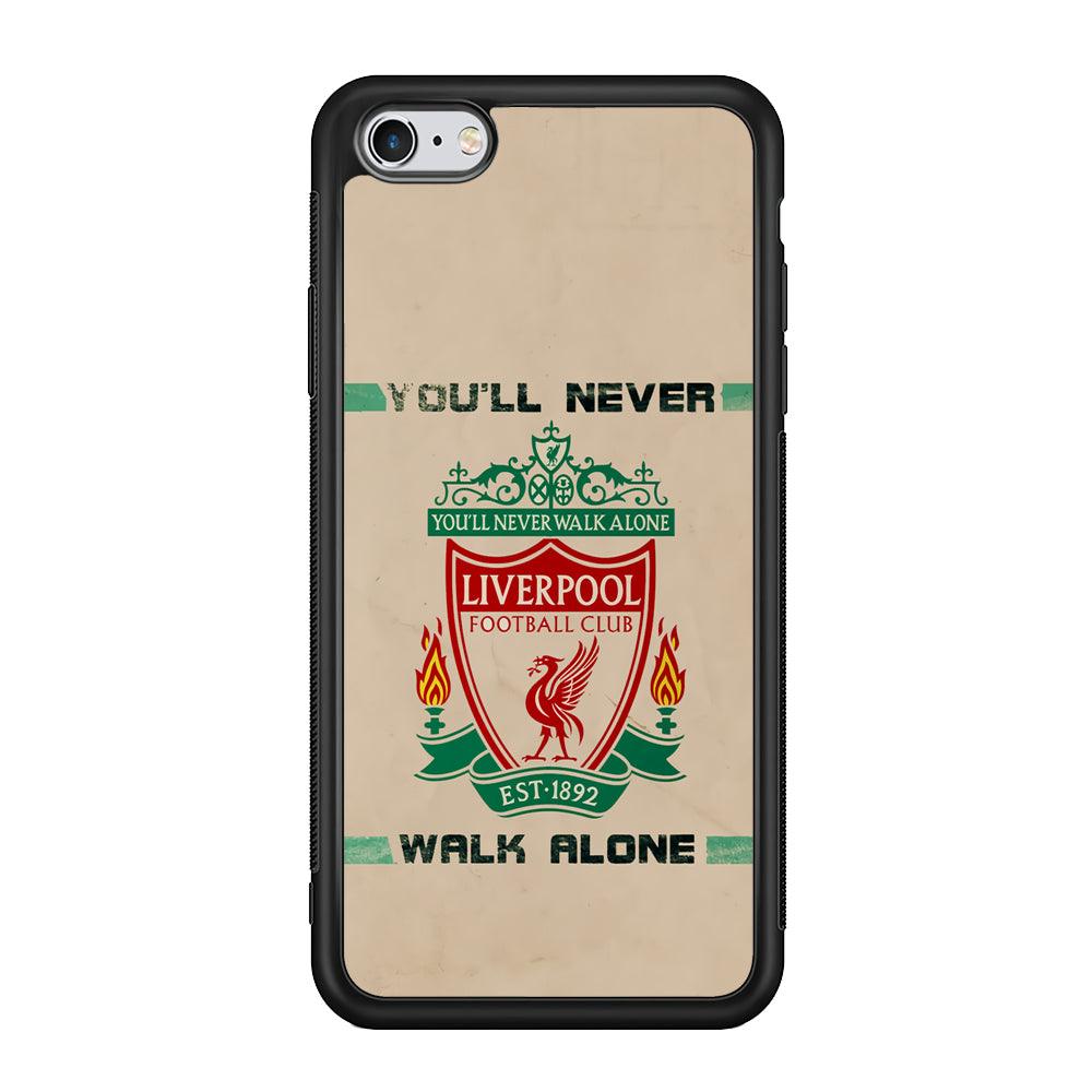 Liverpool Vintage Paper Poster iPhone 6 Plus | 6s Plus Case-Rubber Black (2D Case)-Oxvistore