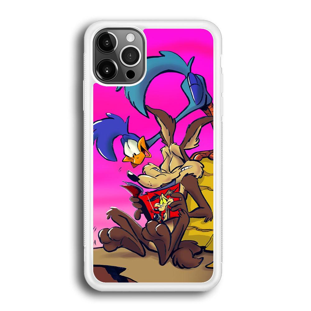 Looney Tunes Catch Road Runner iPhone 12 Pro Case-Oxvistore