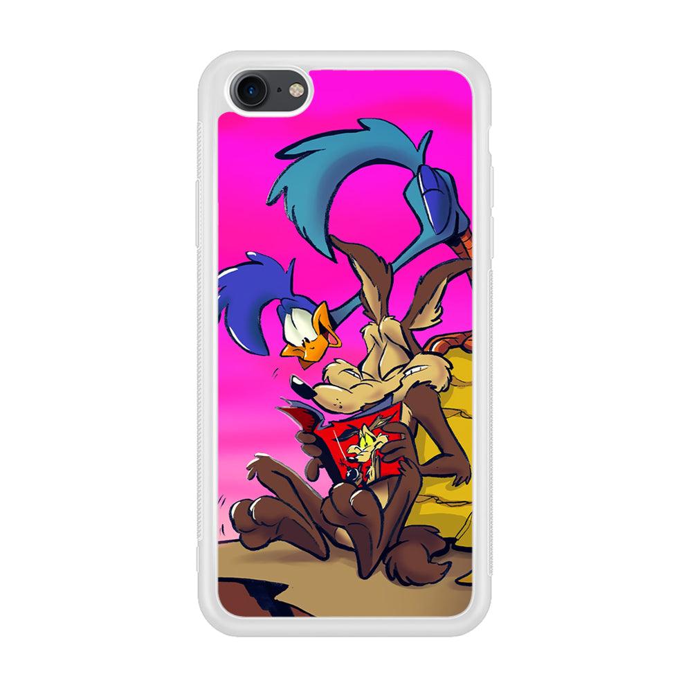 Looney Tunes Catch Road Runner iPhone 8 Case-Oxvistore