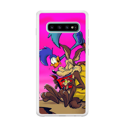 Looney Tunes Catch Road Runner Samsung Galaxy S10 Plus Case-Oxvistore