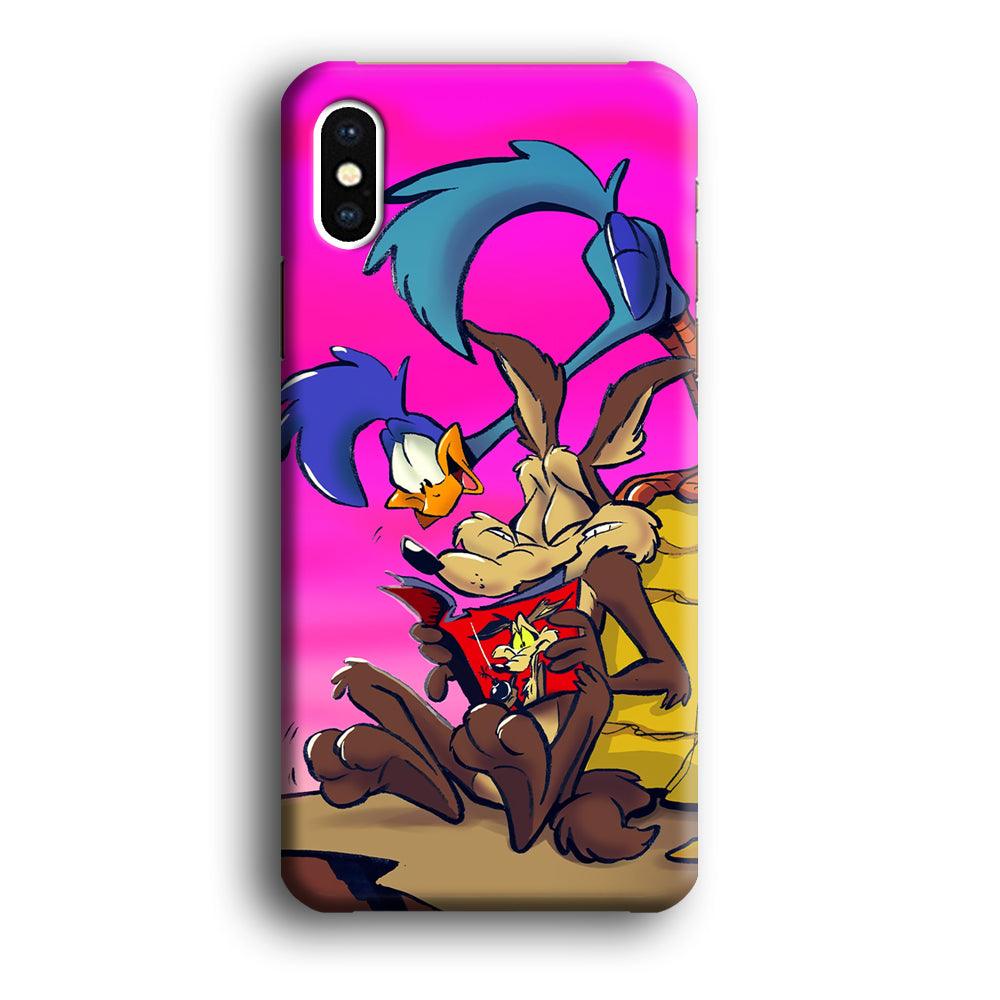 Looney Tunes Catch Road Runner iPhone X Case-Oxvistore