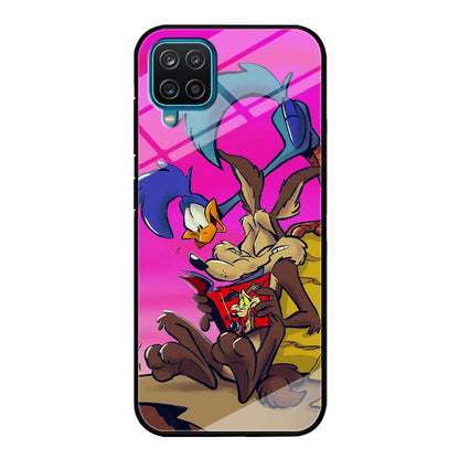 Looney Tunes Catch Road Runner Samsung Galaxy A12 Case-Oxvistore