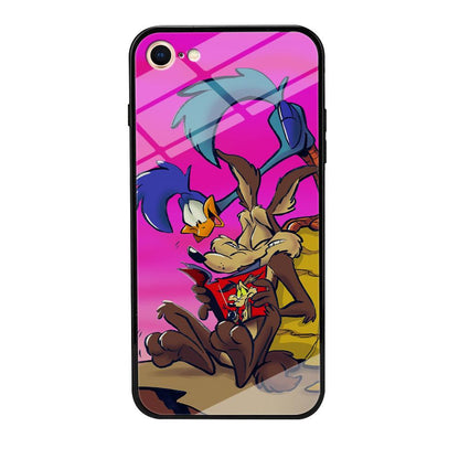 Looney Tunes Catch Road Runner iPhone 8 Case-Oxvistore