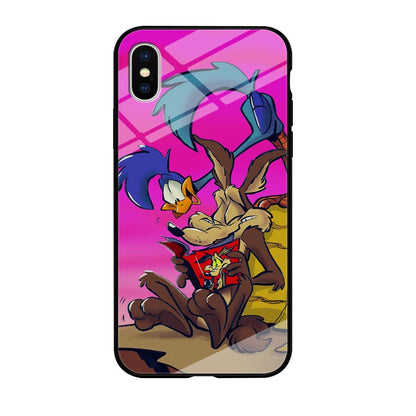 Looney Tunes Catch Road Runner iPhone X Case-Oxvistore