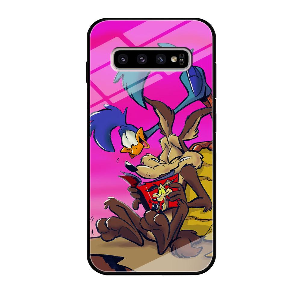 Looney Tunes Catch Road Runner Samsung Galaxy S10 Plus Case-Oxvistore