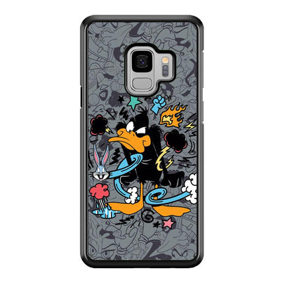 Looney Tunes Daffy in Anger Samsung Galaxy S9 Case-Oxvistore