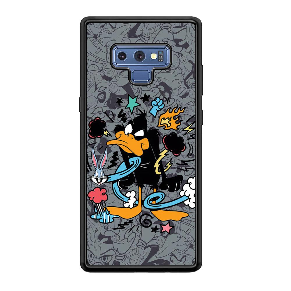 Looney Tunes Daffy in Anger Samsung Galaxy Note 9 Case-Oxvistore