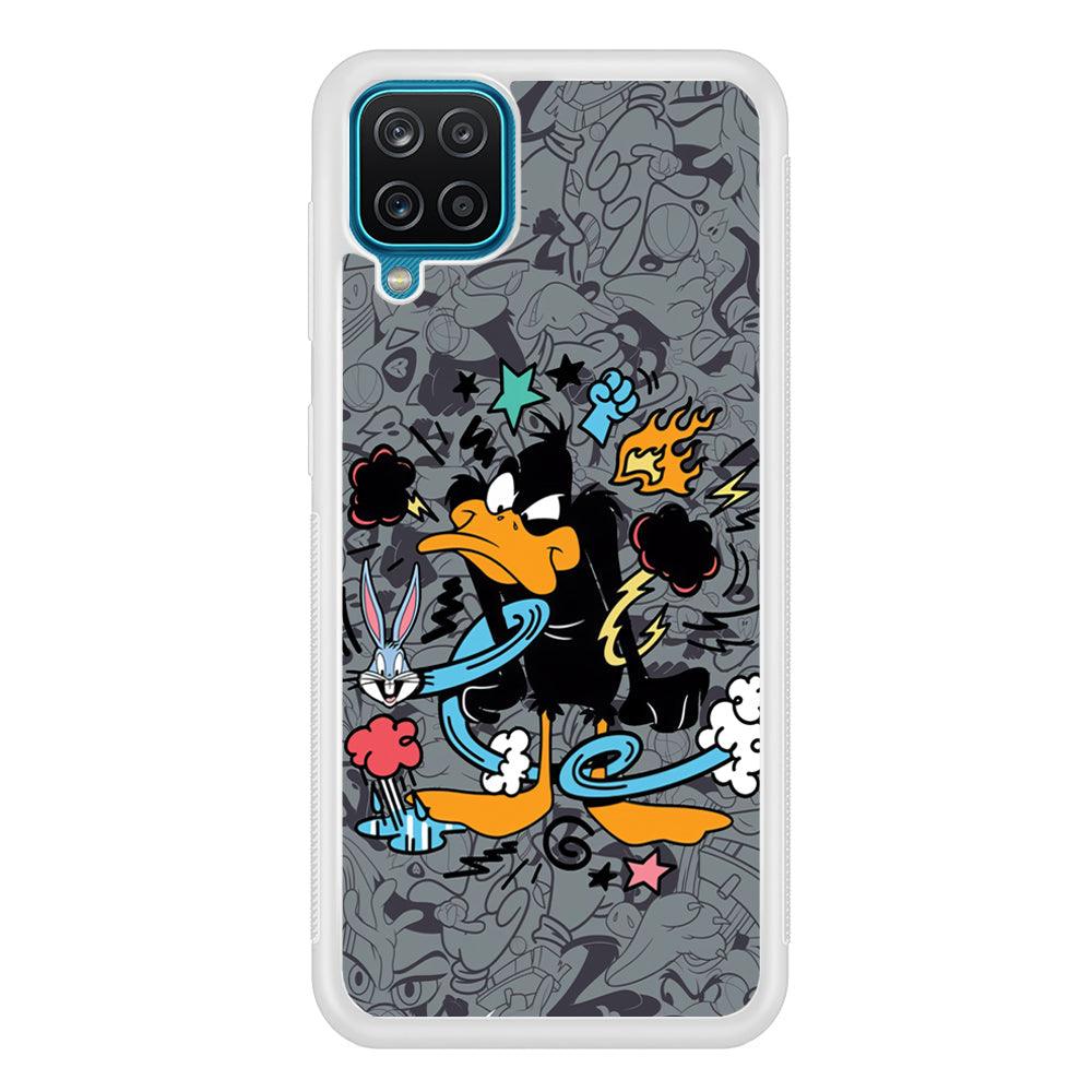 Looney Tunes Daffy in Anger Samsung Galaxy A12 Case-Oxvistore