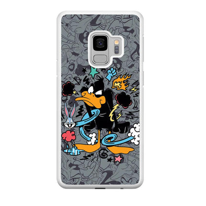 Looney Tunes Daffy in Anger Samsung Galaxy S9 Case-Oxvistore