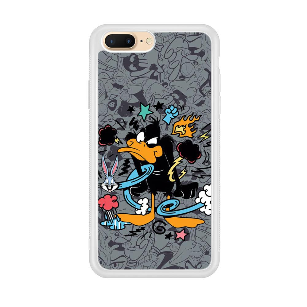 Looney Tunes Daffy in Anger iPhone 8 Plus Case-Oxvistore