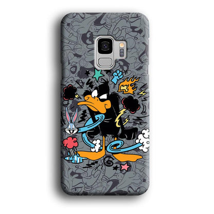 Looney Tunes Daffy in Anger Samsung Galaxy S9 Case-Oxvistore