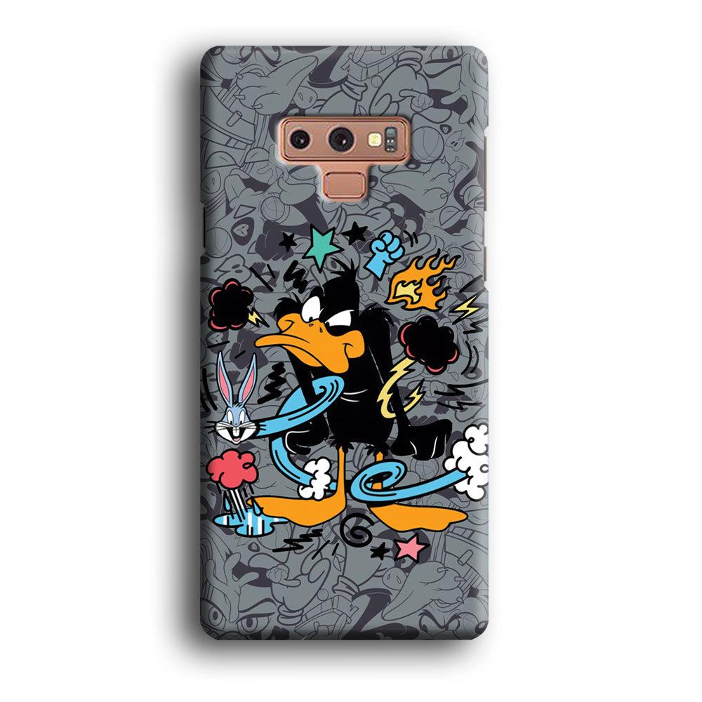 Looney Tunes Daffy in Anger Samsung Galaxy Note 9 Case-Oxvistore