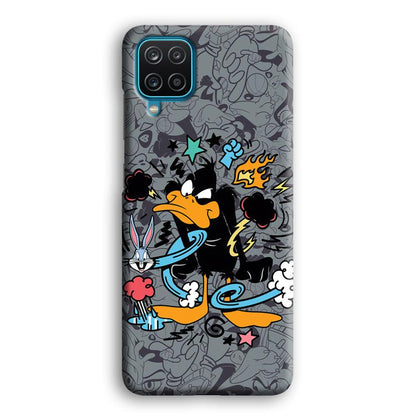 Looney Tunes Daffy in Anger Samsung Galaxy A12 Case-Oxvistore