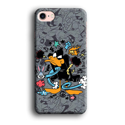 Looney Tunes Daffy in Anger iPhone 8 Case-Oxvistore