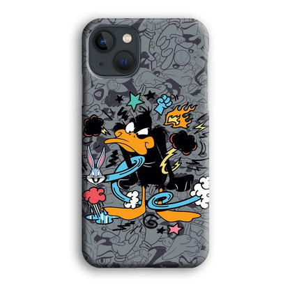 Looney Tunes Daffy in Anger iPhone 13 Case-Oxvistore