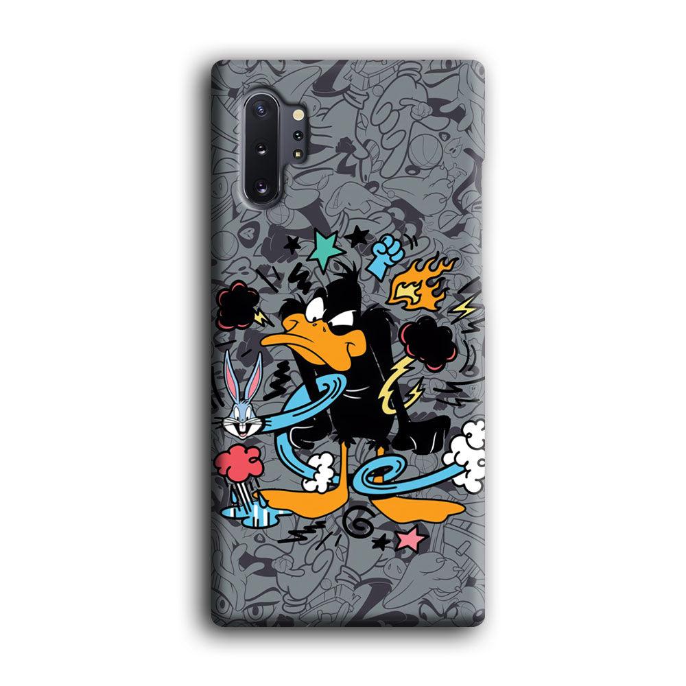 Looney Tunes Daffy in Anger Samsung Galaxy Note 10 Plus Case-Oxvistore