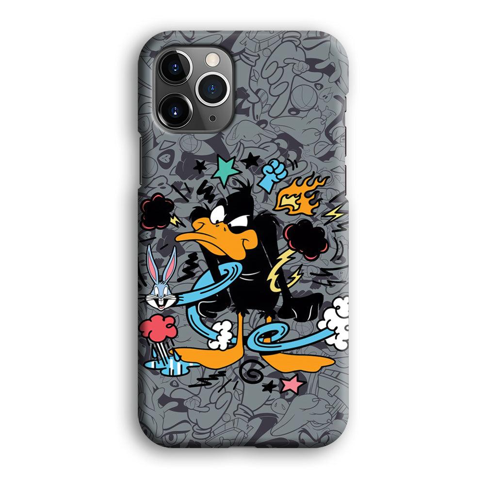 Looney Tunes Daffy in Anger iPhone 12 Pro Case-Oxvistore