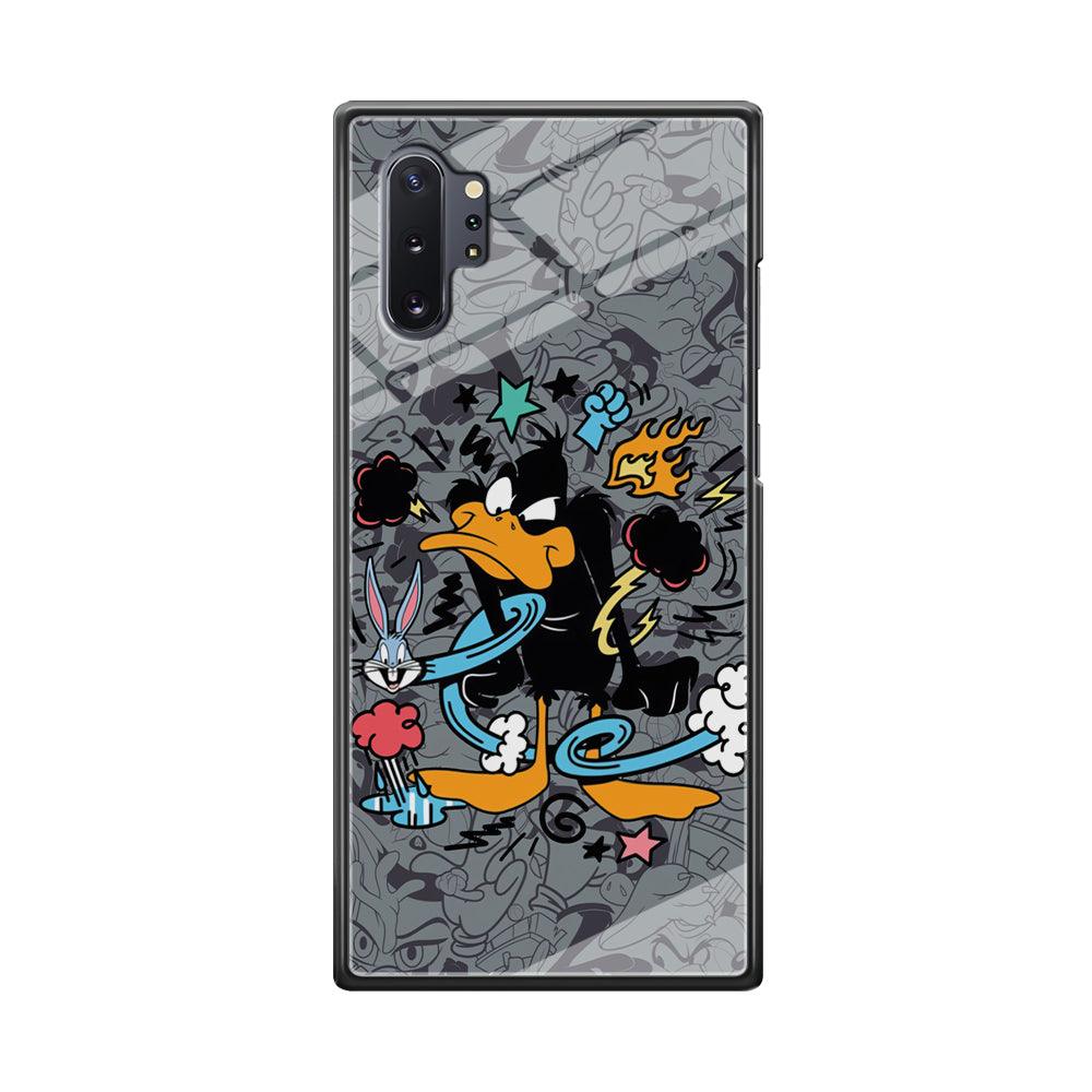 Looney Tunes Daffy in Anger Samsung Galaxy Note 10 Plus Case-Oxvistore