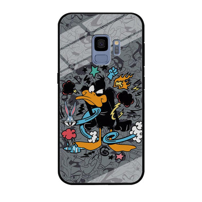 Looney Tunes Daffy in Anger Samsung Galaxy S9 Case-Oxvistore