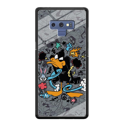 Looney Tunes Daffy in Anger Samsung Galaxy Note 9 Case-Oxvistore